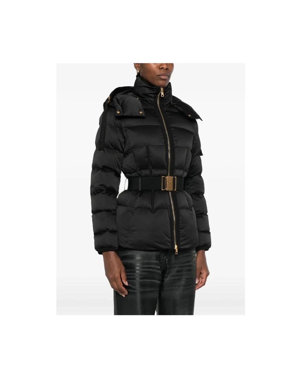 Elisabetta Franchi Black Winter Jackets