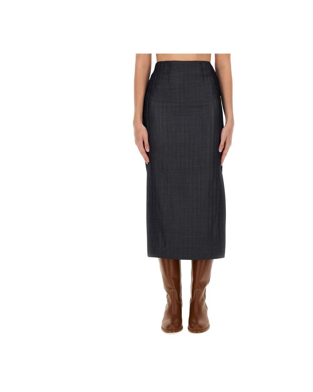 Etro Black Midi Skirts