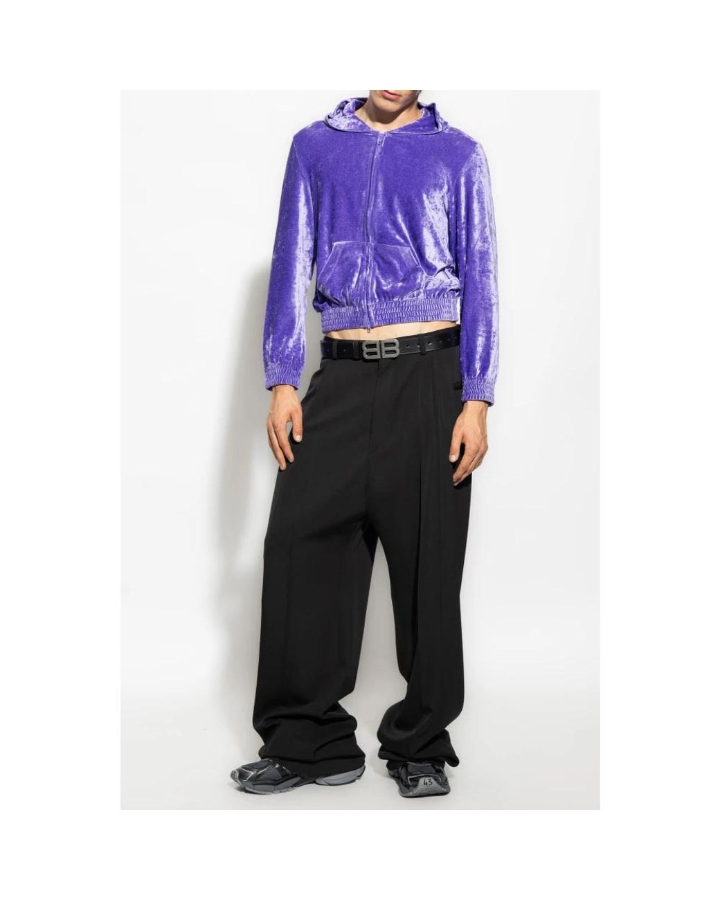 Zip-Throughs Balenciaga de hombre de color Purple
