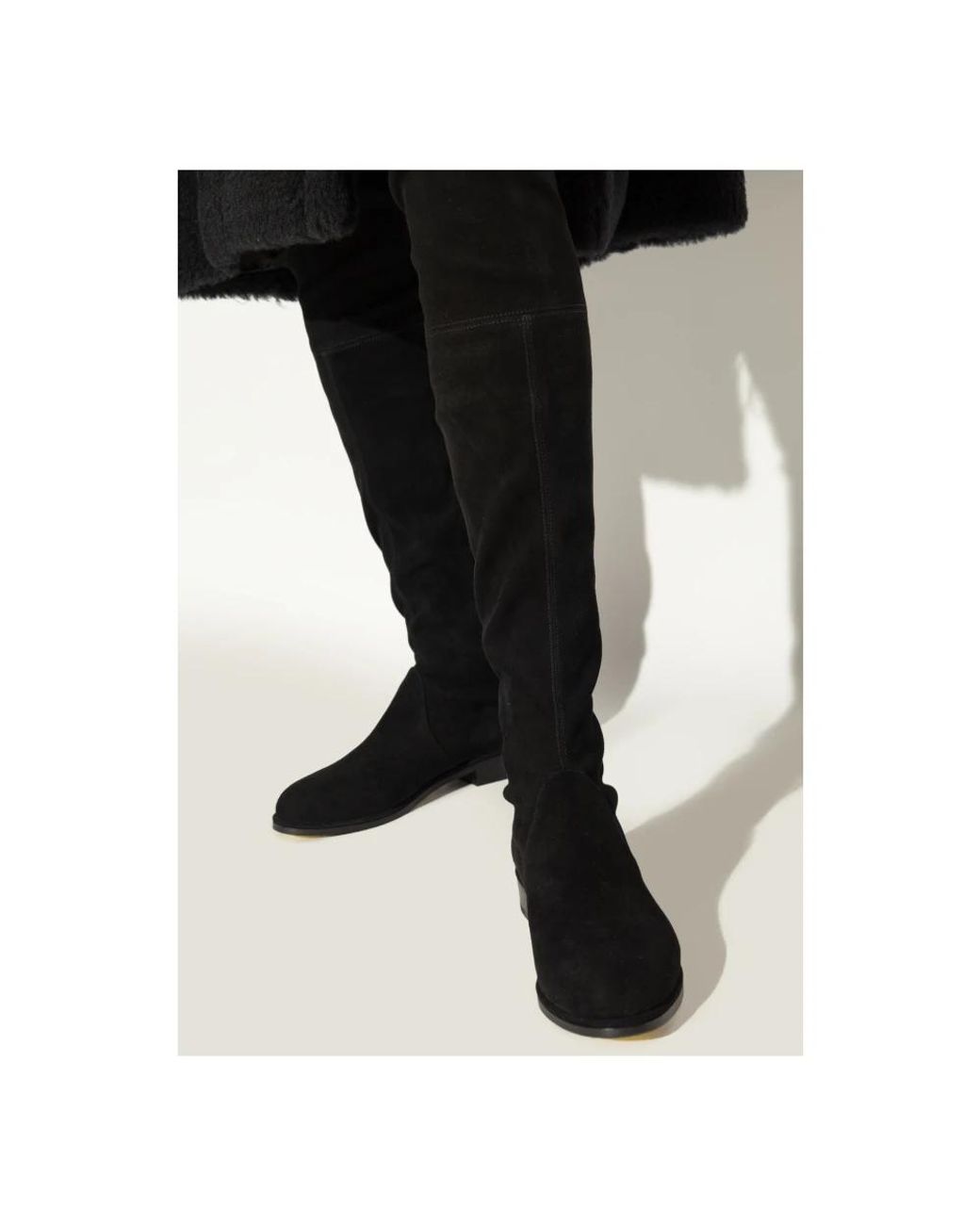 Stuart Weitzman Black Stiefel lowland