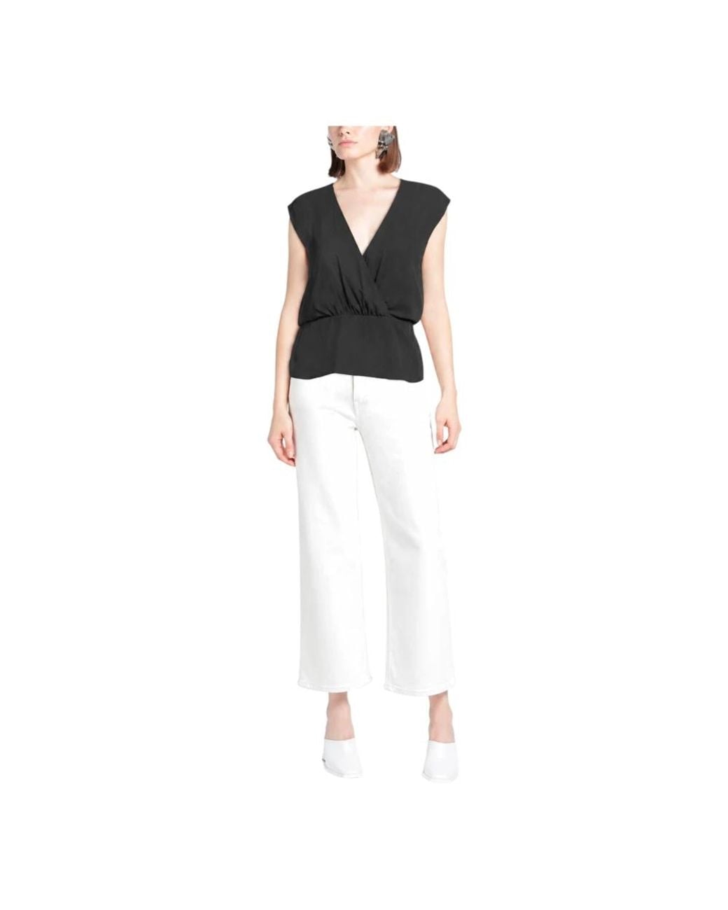 Emporio Armani Black Blouses