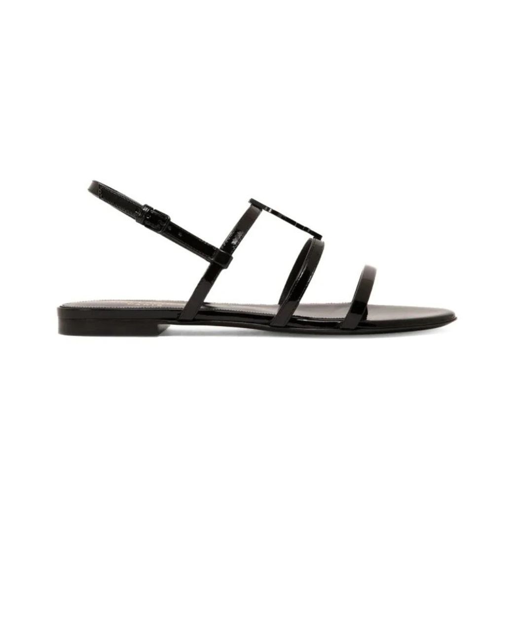 Saint Laurent Black Slippers