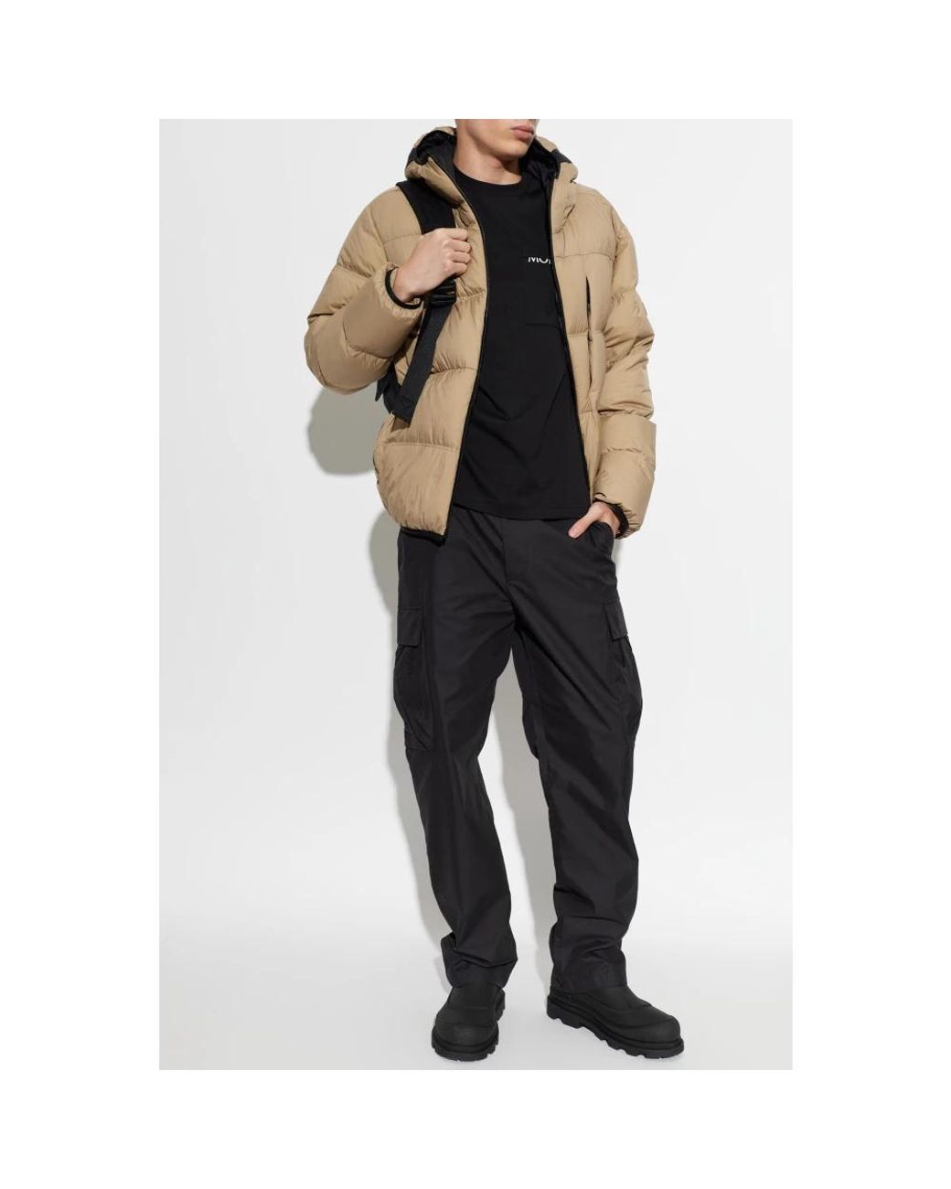 Moncler Black T-Shirts for men