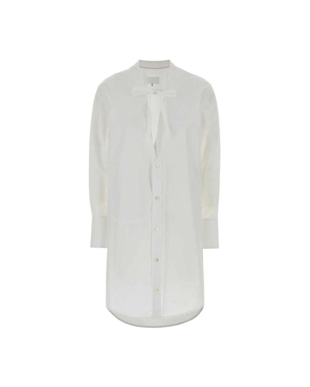 Maison Margiela White Shirt Dresses