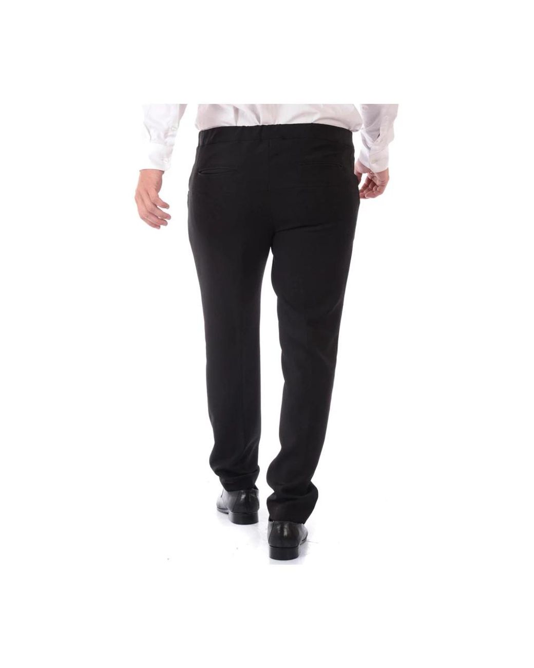 Daniele Alessandrini Black Suit Trousers for men