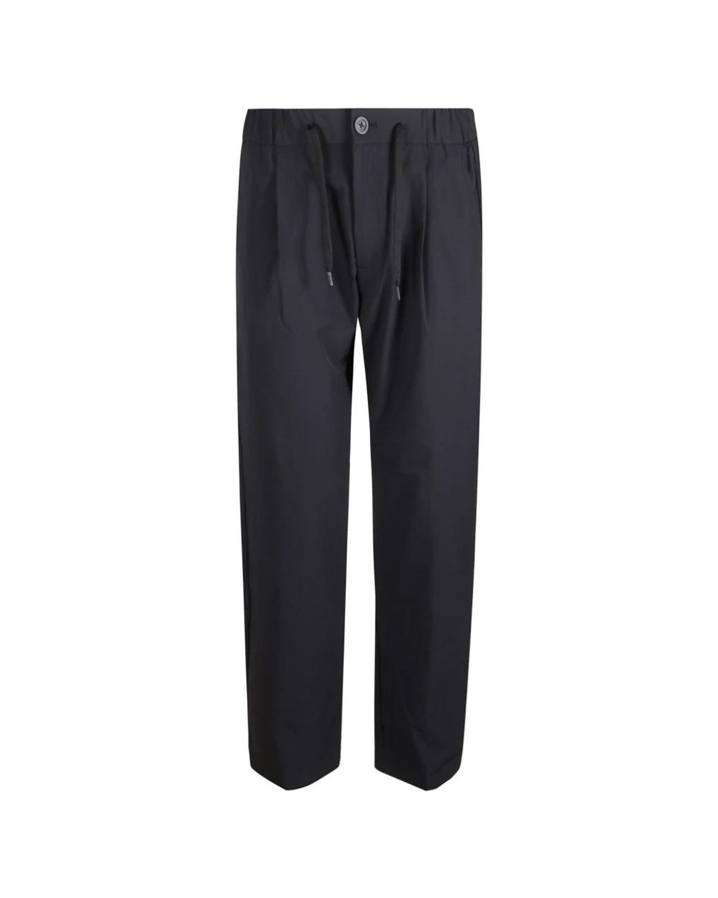 Herno Blue Slim-Fit Trousers for men