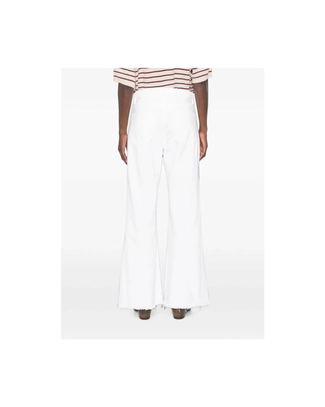 FRAME White Flare Jeans
