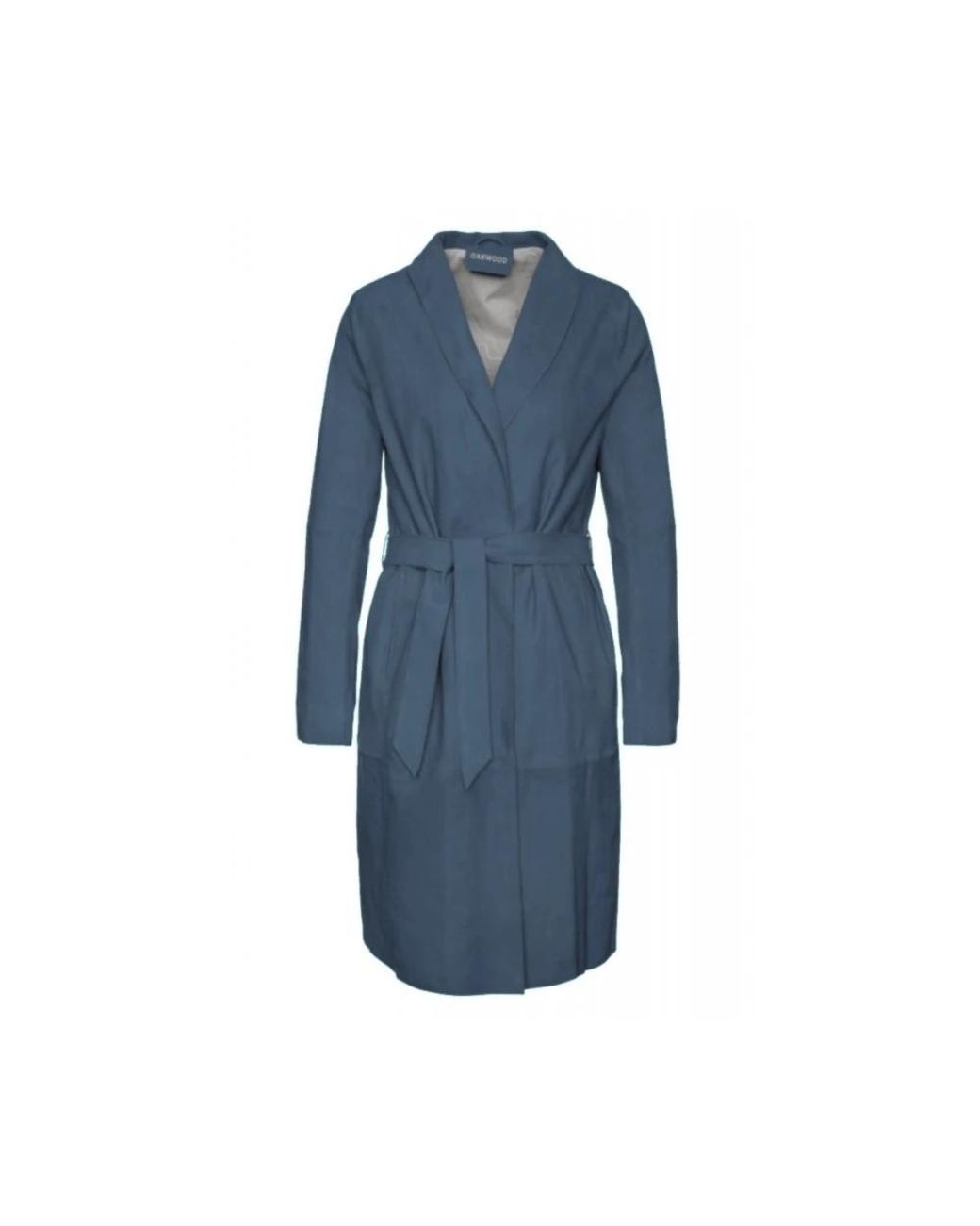 Oakwood Blue Belted Coats