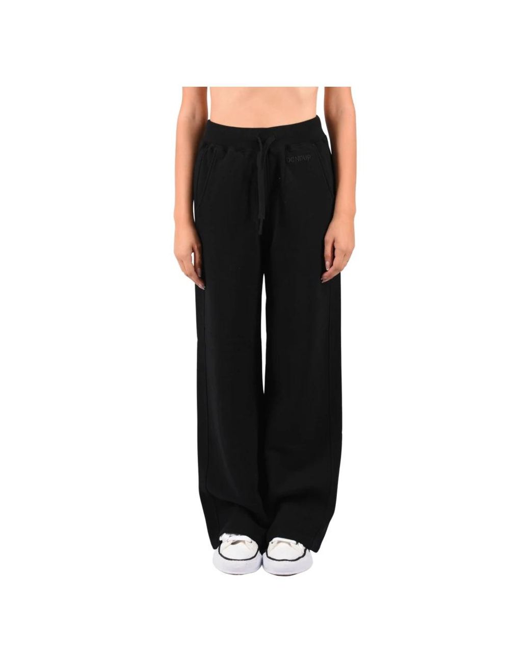 Dondup Black Wide Trousers