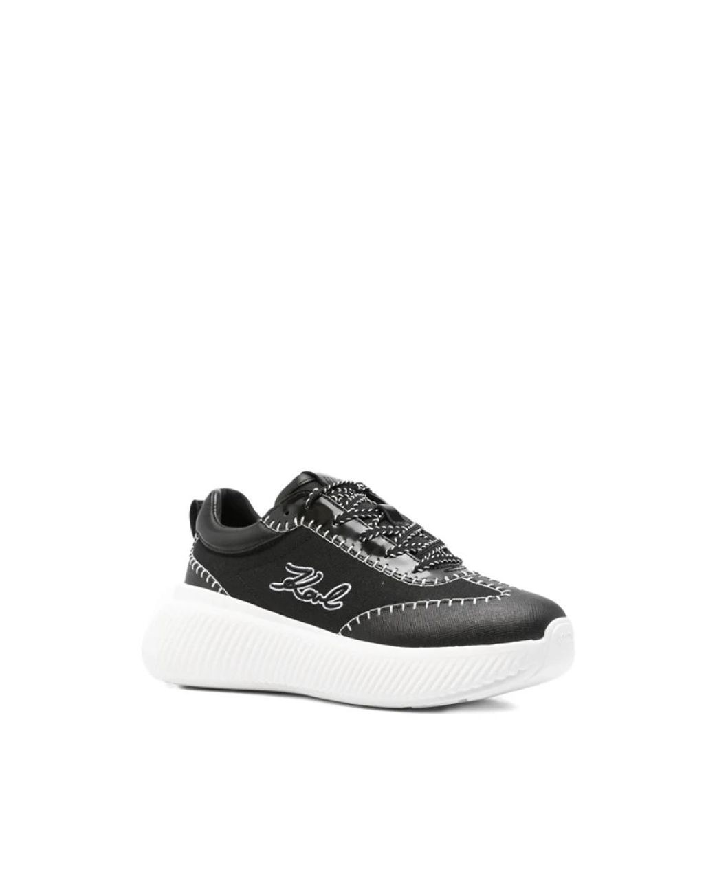 Karl Lagerfeld Black Kreeper Signia Sneakers