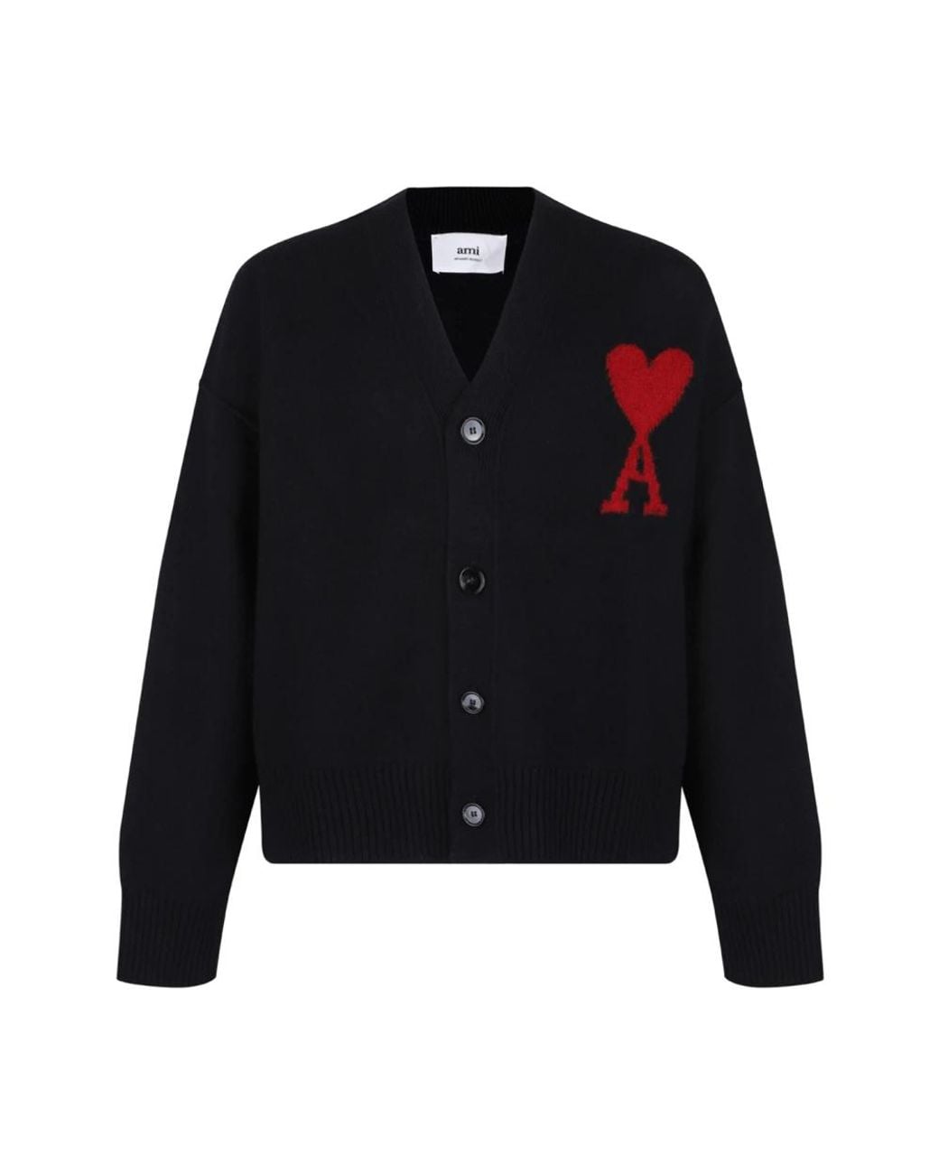 AMI Black Cardigans for men