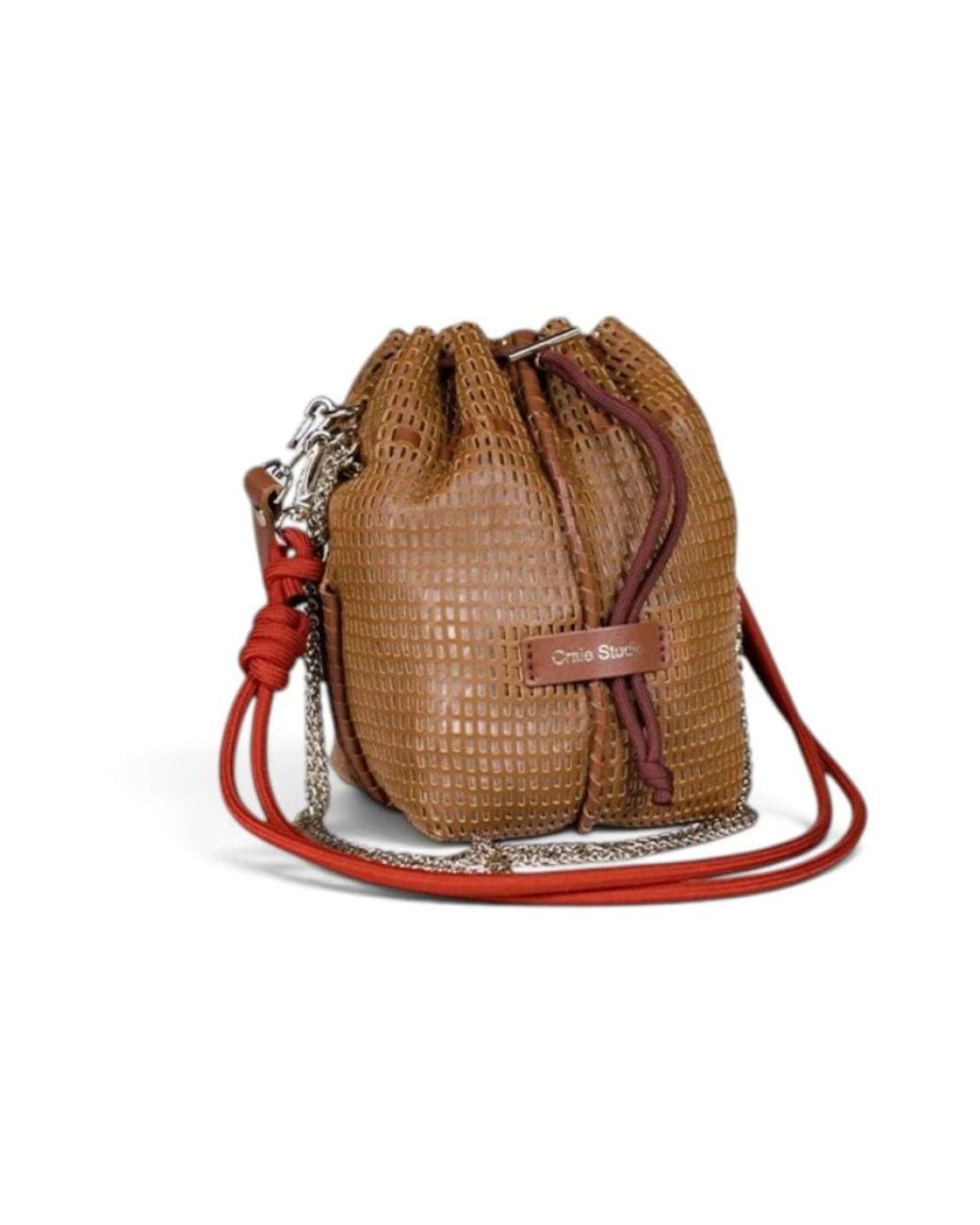 CRAIE STUDIO Brown Bucket Bags