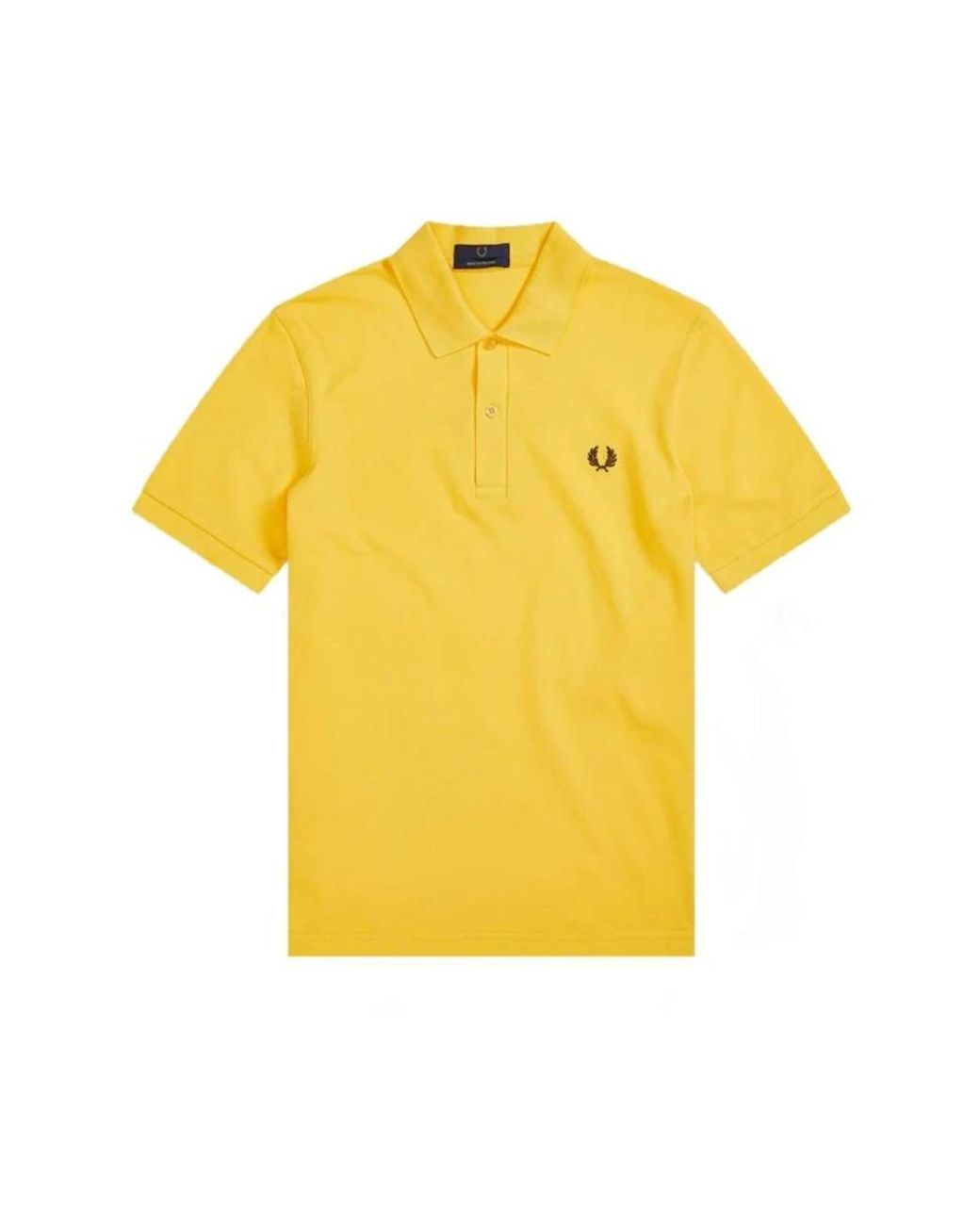 Fred Perry Yellow Reissues Original Plain Polo Maize Dark for men
