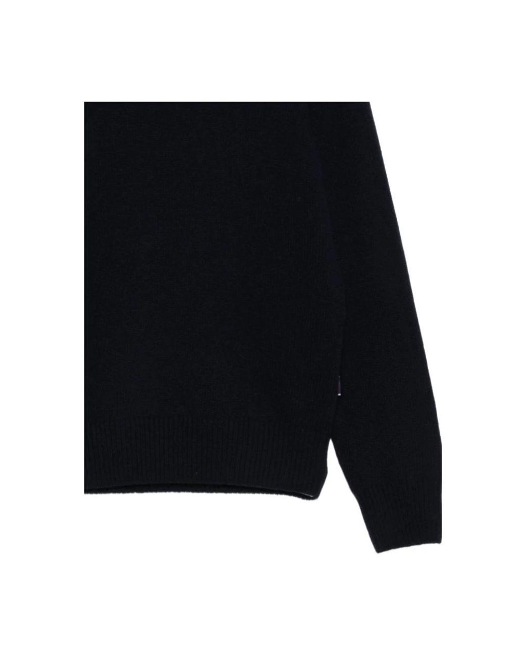Sebago Black Round-Neck Knitwear for men