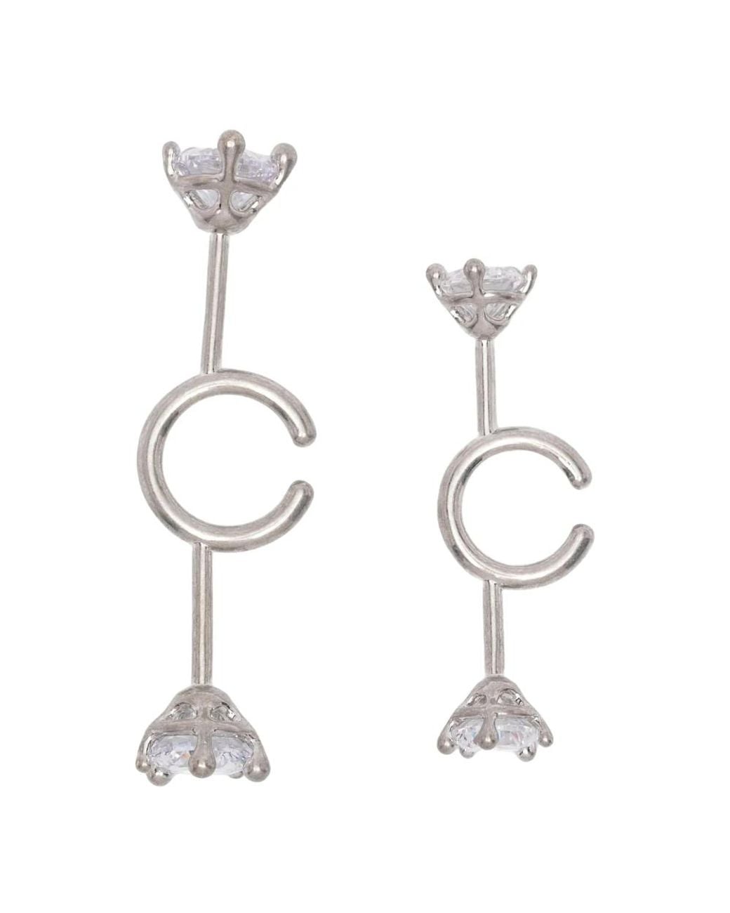 Earrings Panconesi de color White