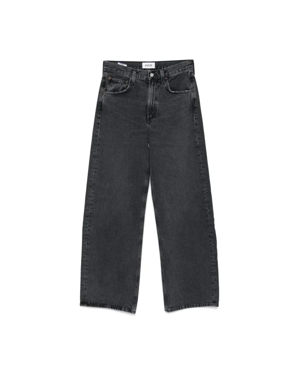 Agolde Gray Loose-Fit Jeans