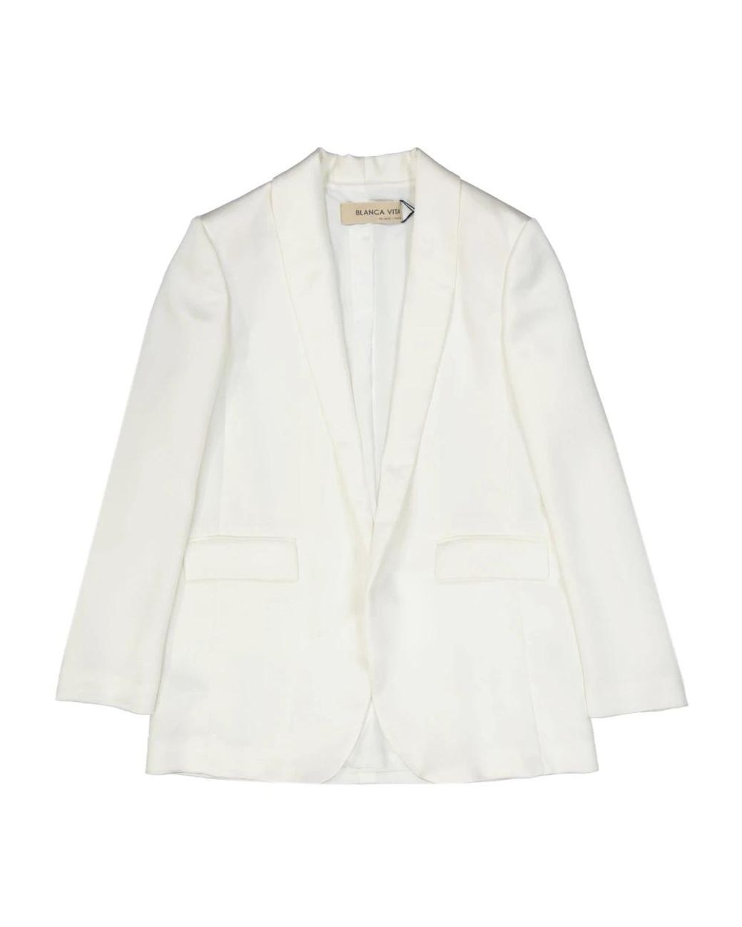 Blanca Vita White Blazers