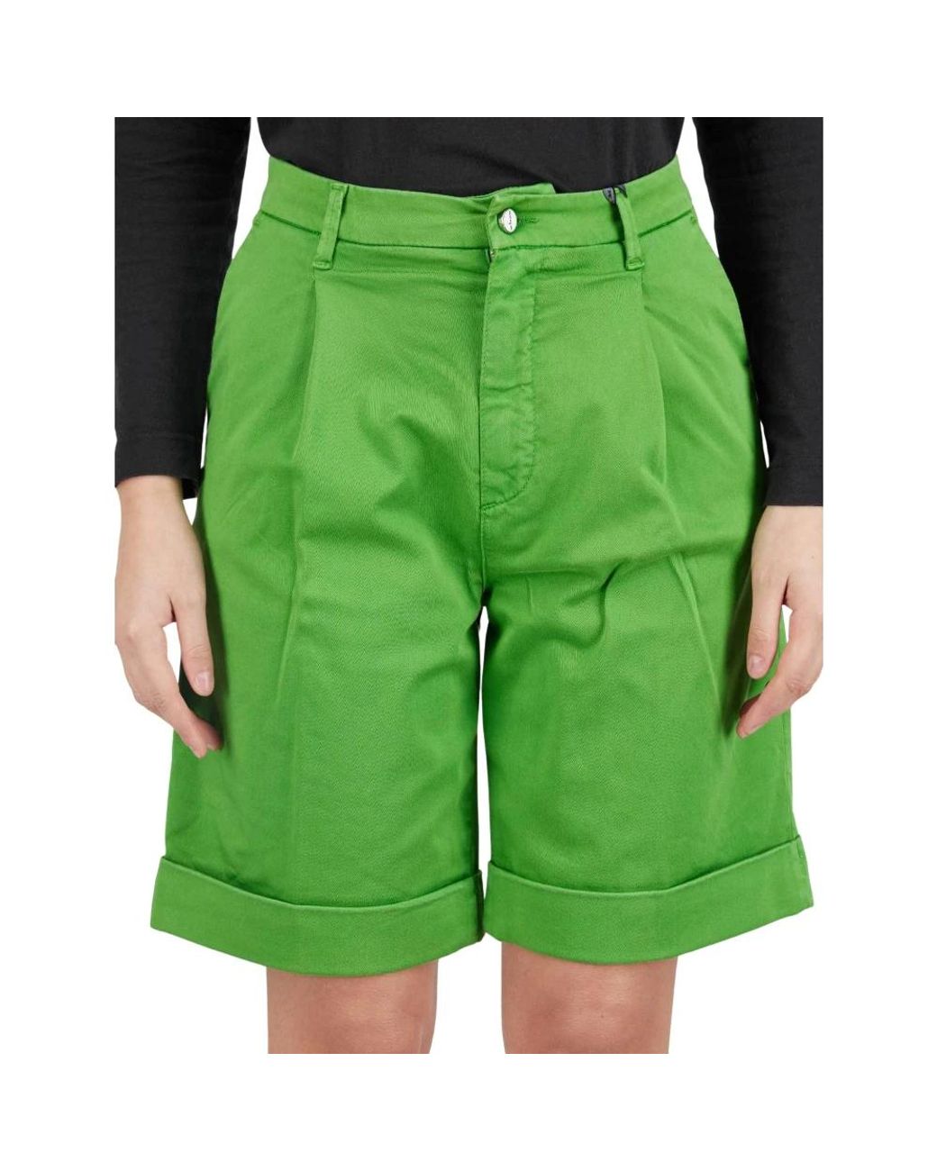 Kiton Green Casual Shorts