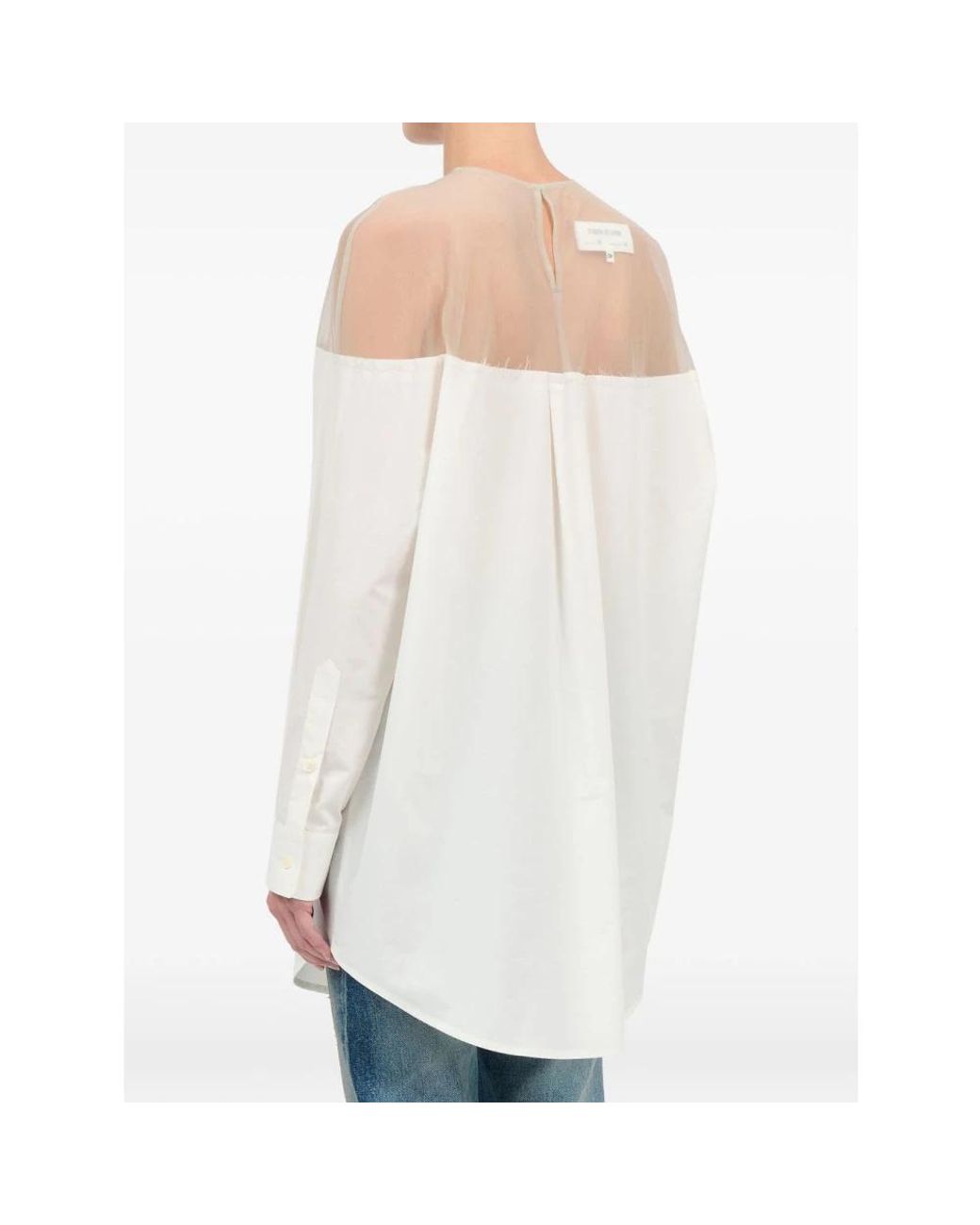 MM6 by Maison Margiela White Tunics