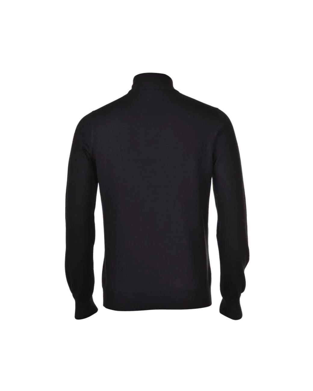 Gran Sasso Black Turtlenecks for men