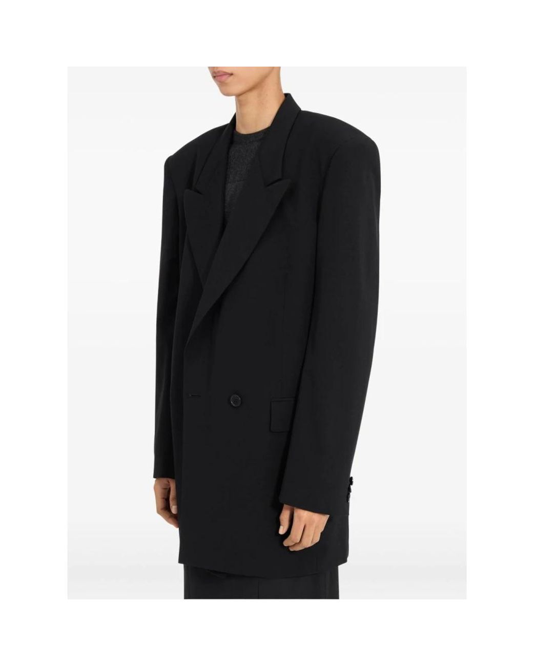 MM6 by Maison Margiela Black Blazers