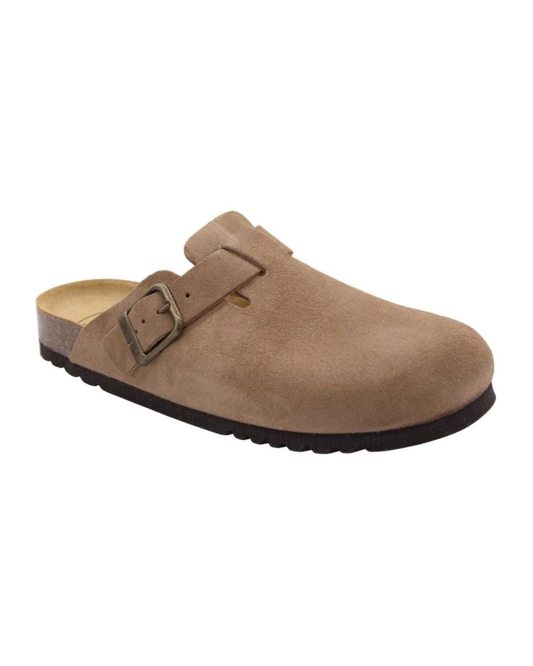 Mules di Scholl in Brown da Uomo