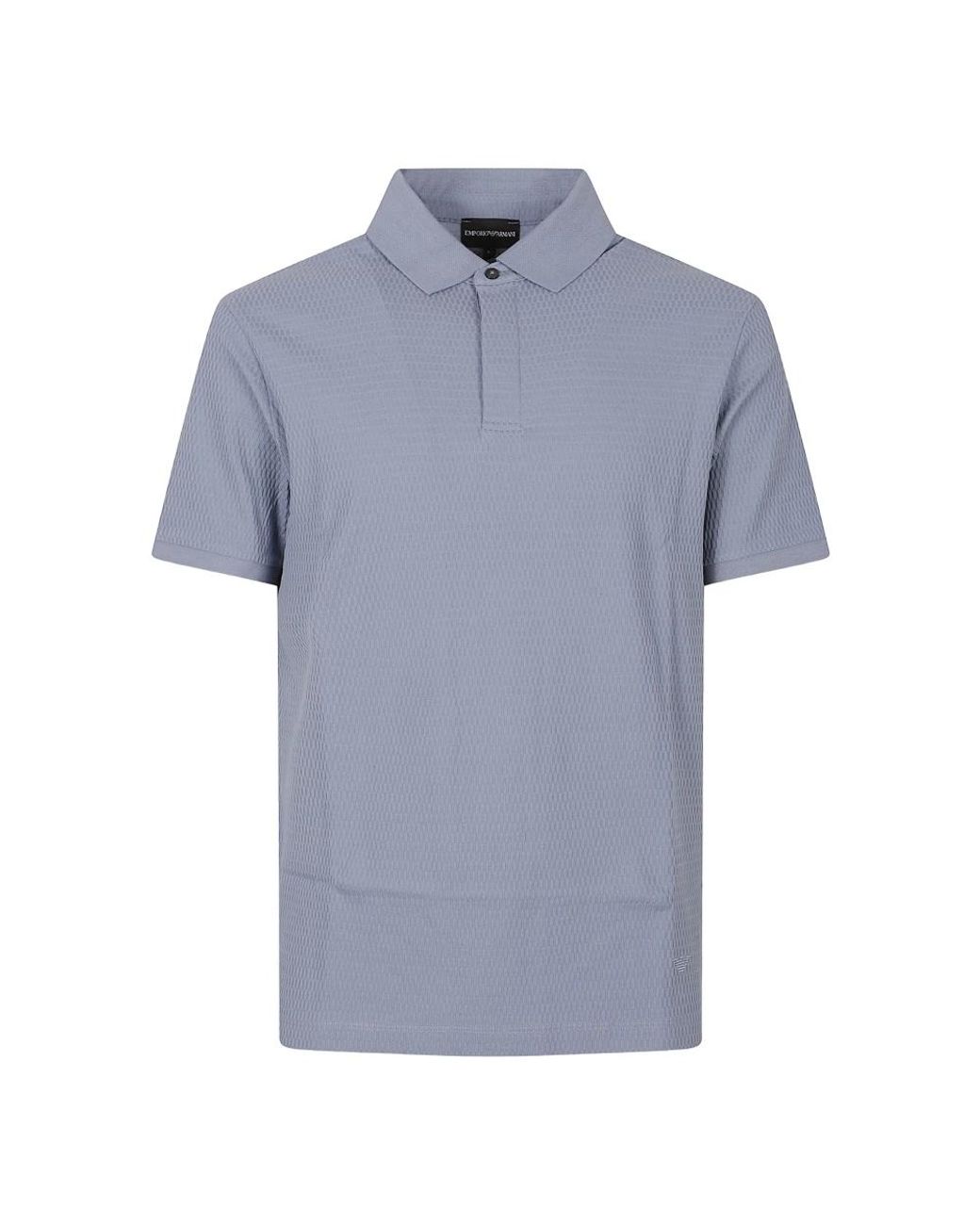 Emporio Armani Blue Polo Shirts for men