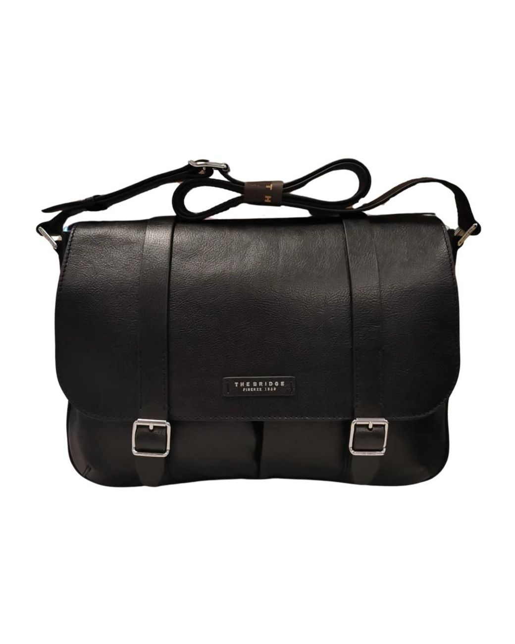 The Bridge Black Shoulder Bags for men
