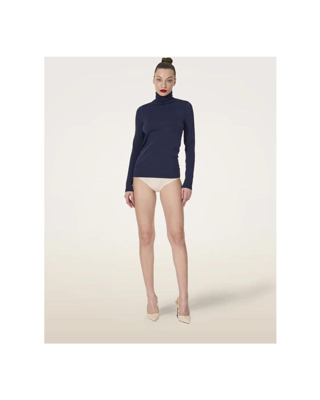 Wolford Blue Long Sleeve T-Shirts