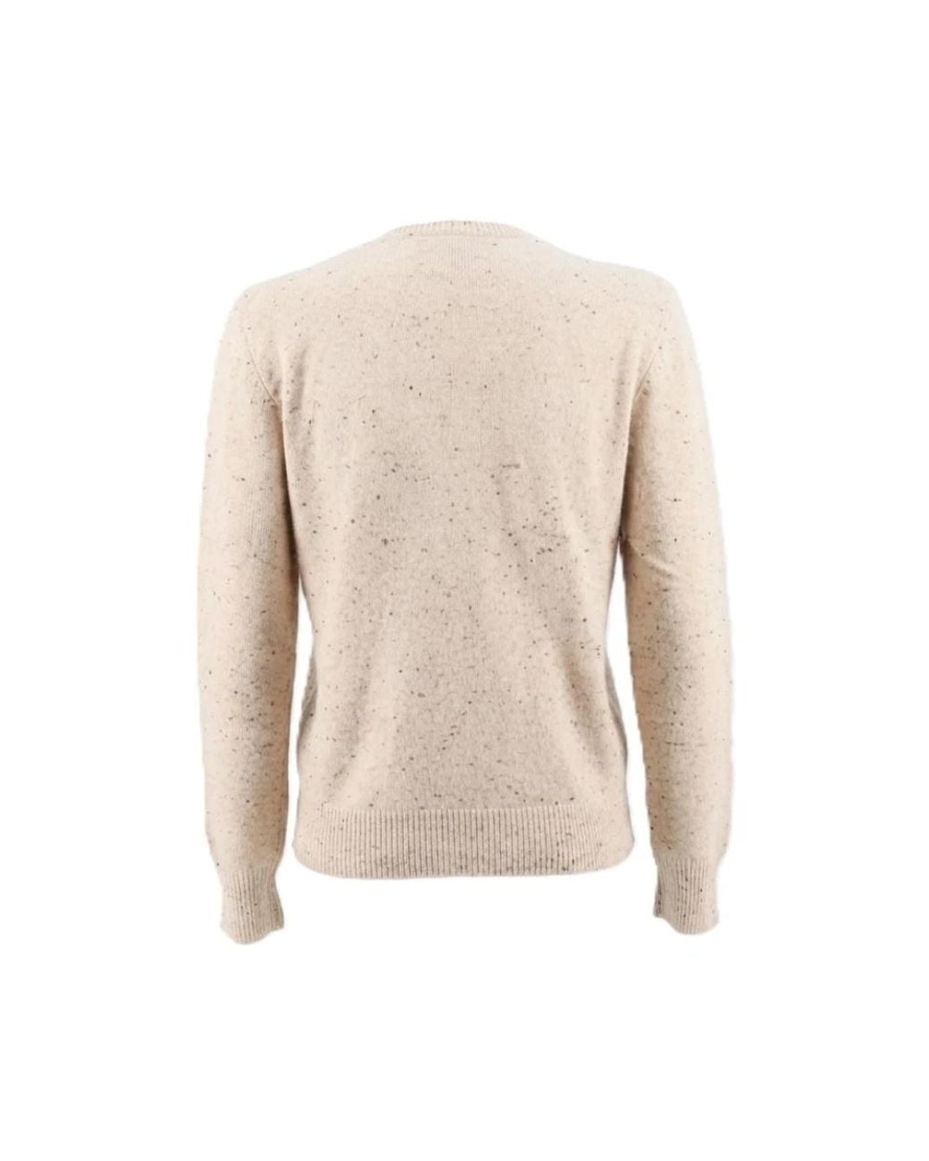 Mc2 Saint Barth White Round-Neck Knitwear