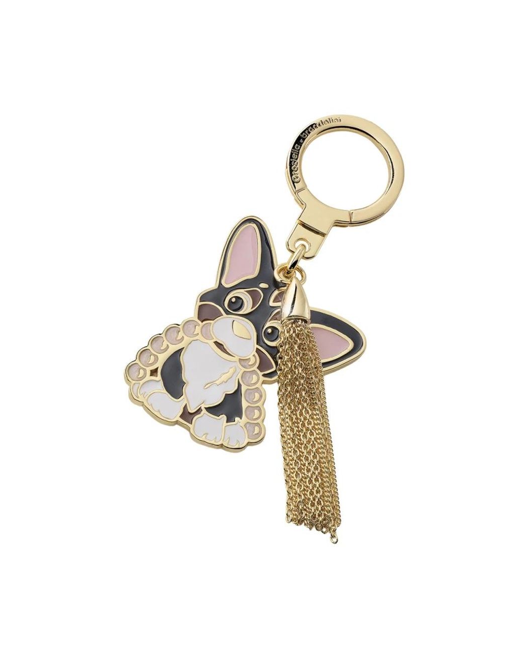 Keyrings di Braccialini in Metallic