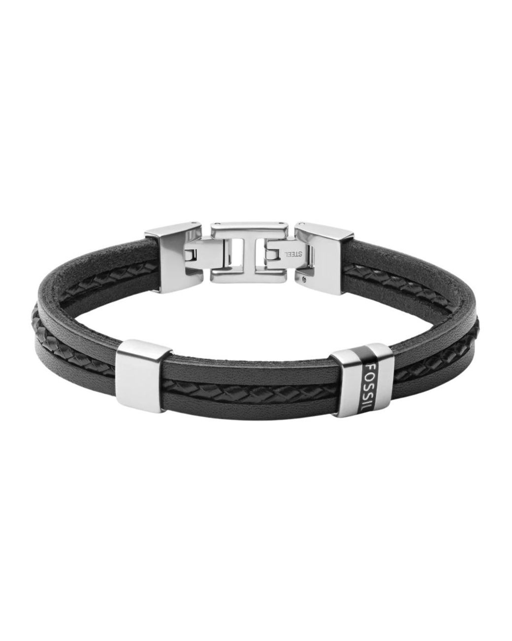 Bracelets Fossil pour homme en coloris Metallic