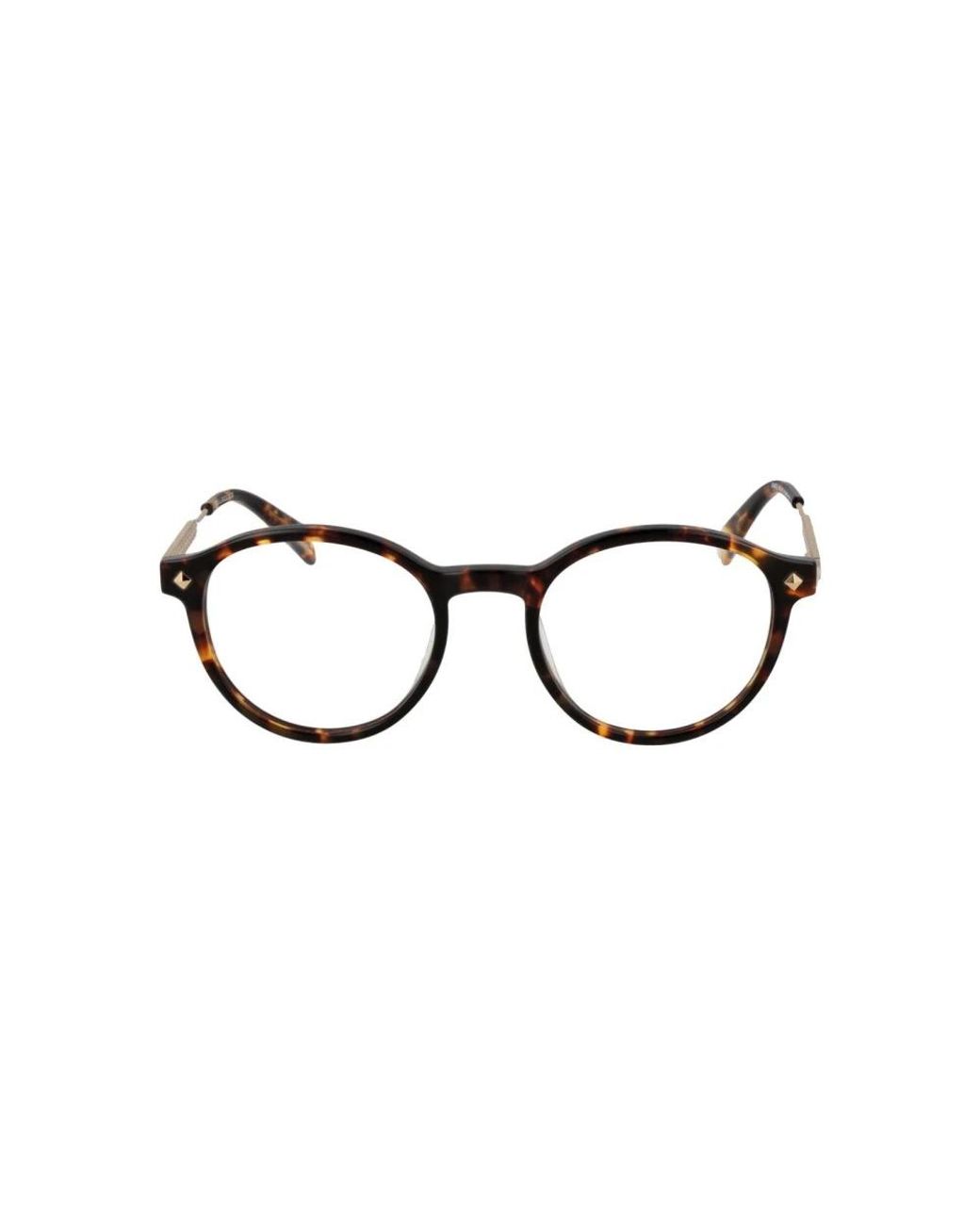 Glasses di Police in Brown