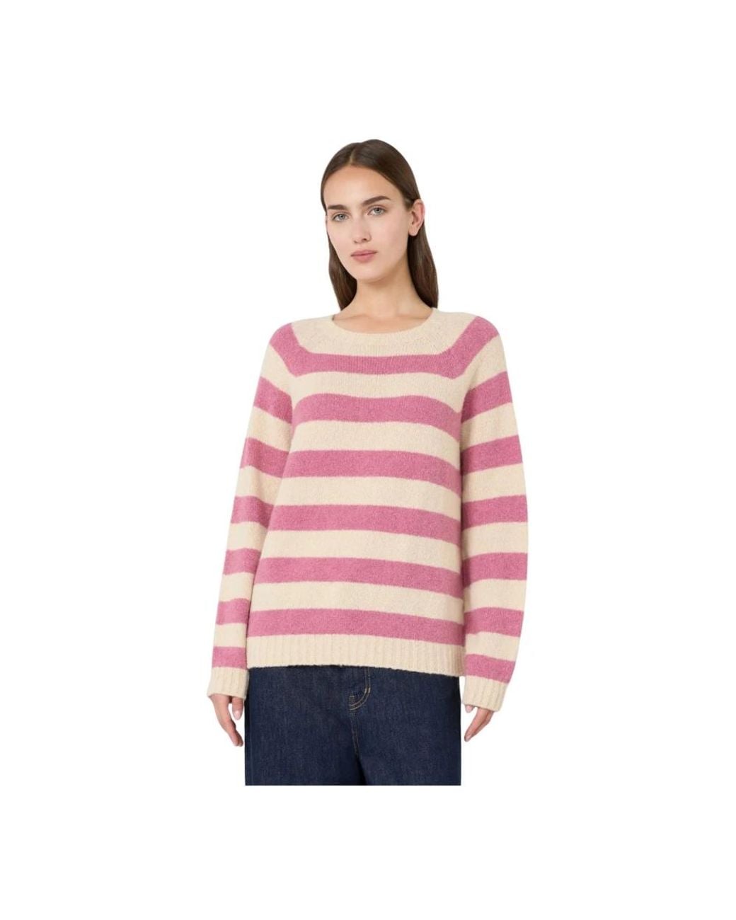Weekend by Maxmara Pink Round-Neck Knitwear