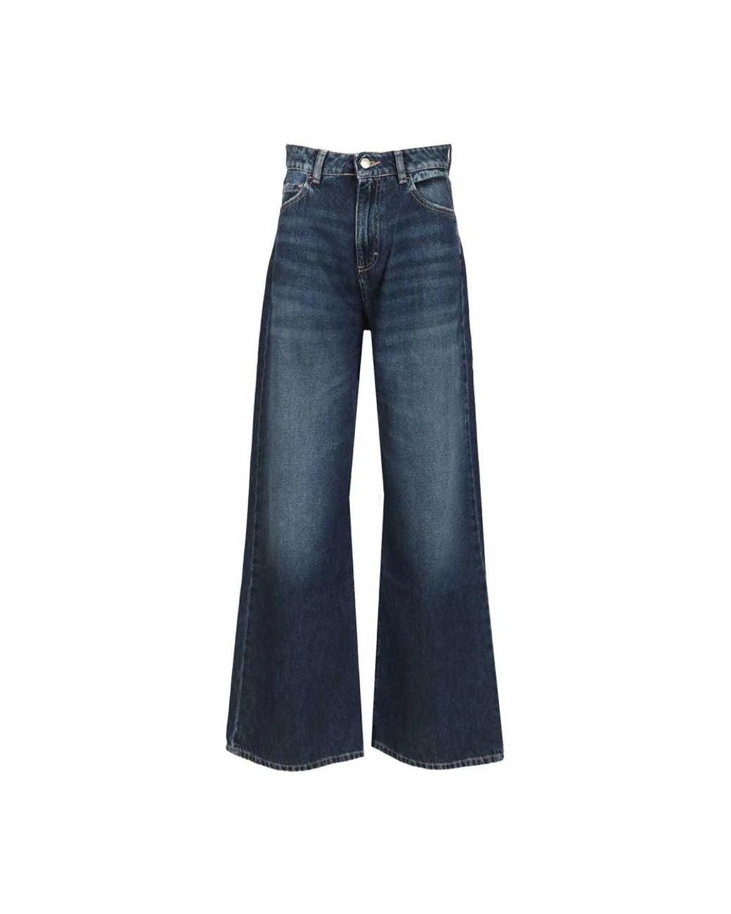 ICON DENIM Blue Wide Jeans