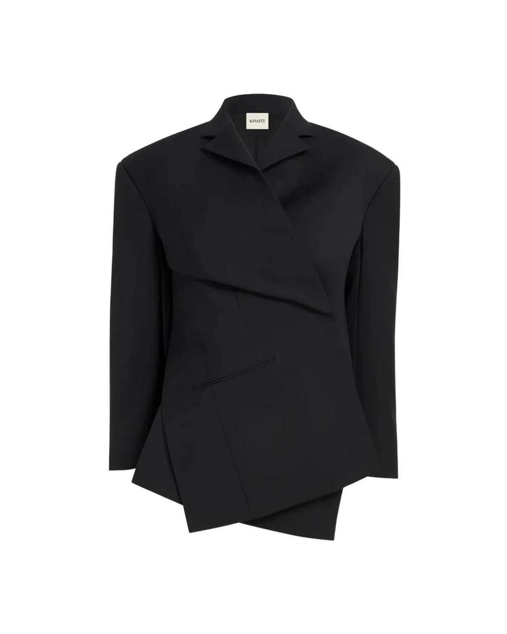 Khaite Palto Wikkel Blazer Jas in het Black