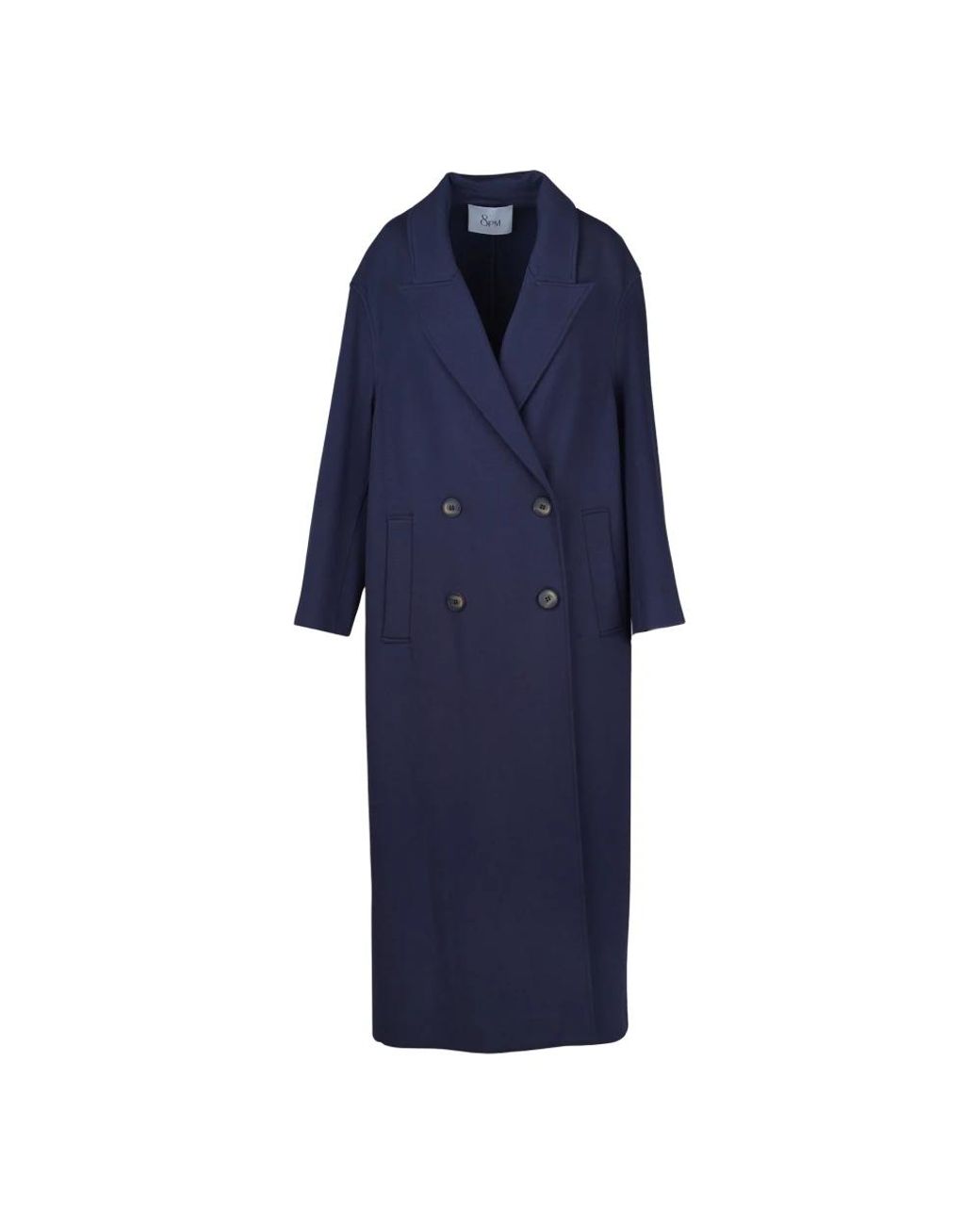 8pm Double-Breasted Jacket in het Blue