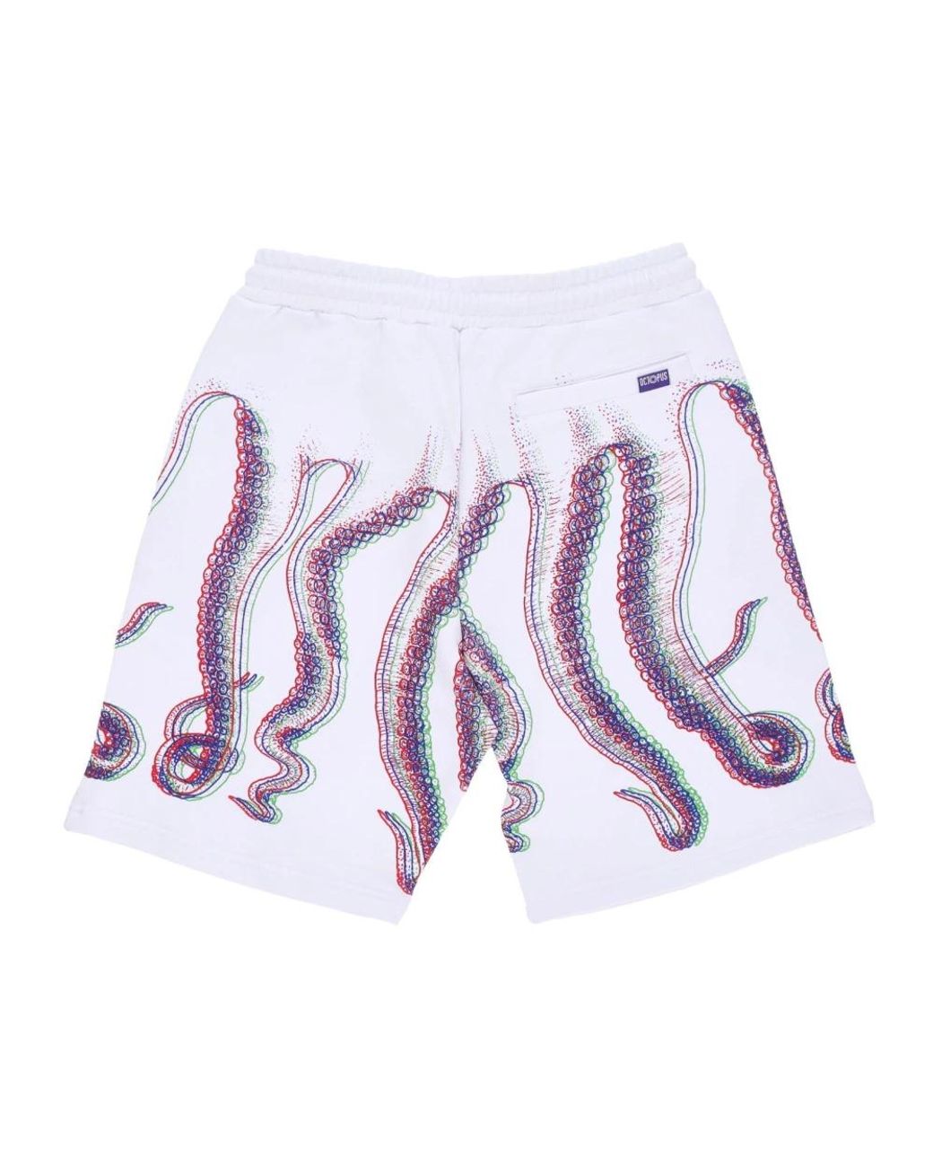 Octopus Purple Casual Shorts for men