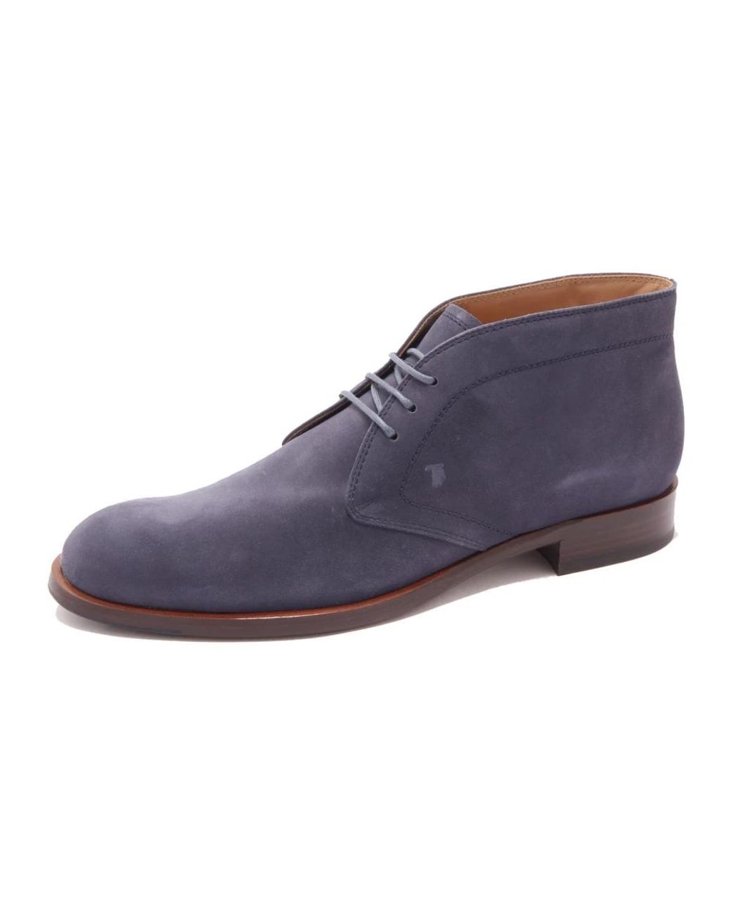 Tod's Purple Lace-Up Boots for men