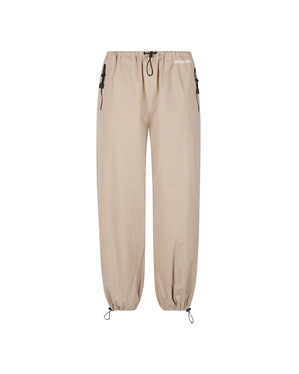 Miu Miu Natural Sweatpants