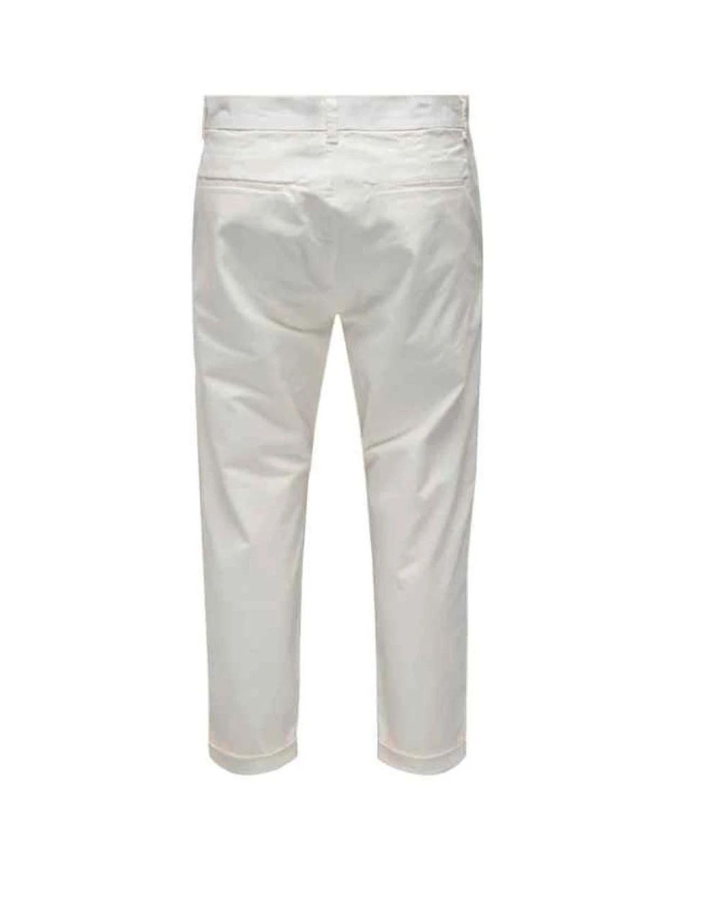Only & Sons Gray Straight Trousers for men