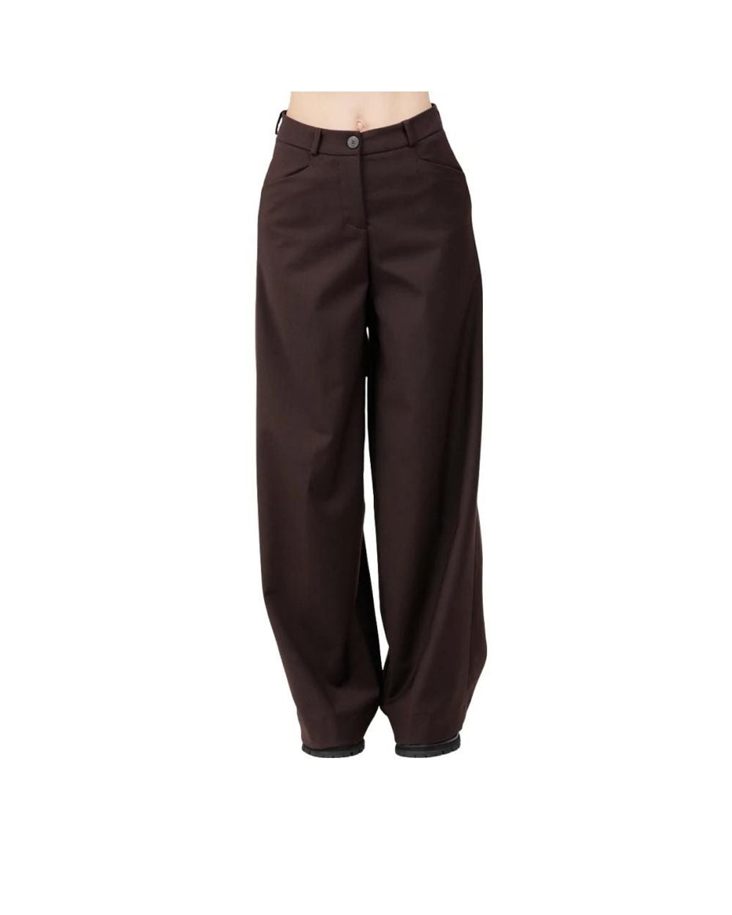 Rrd Brown Wide Trousers