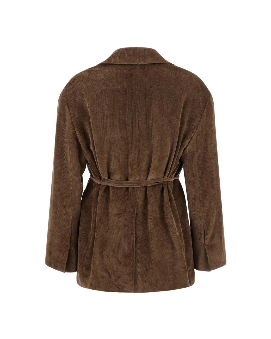 Brunello Cucinelli Brown Belted Coats