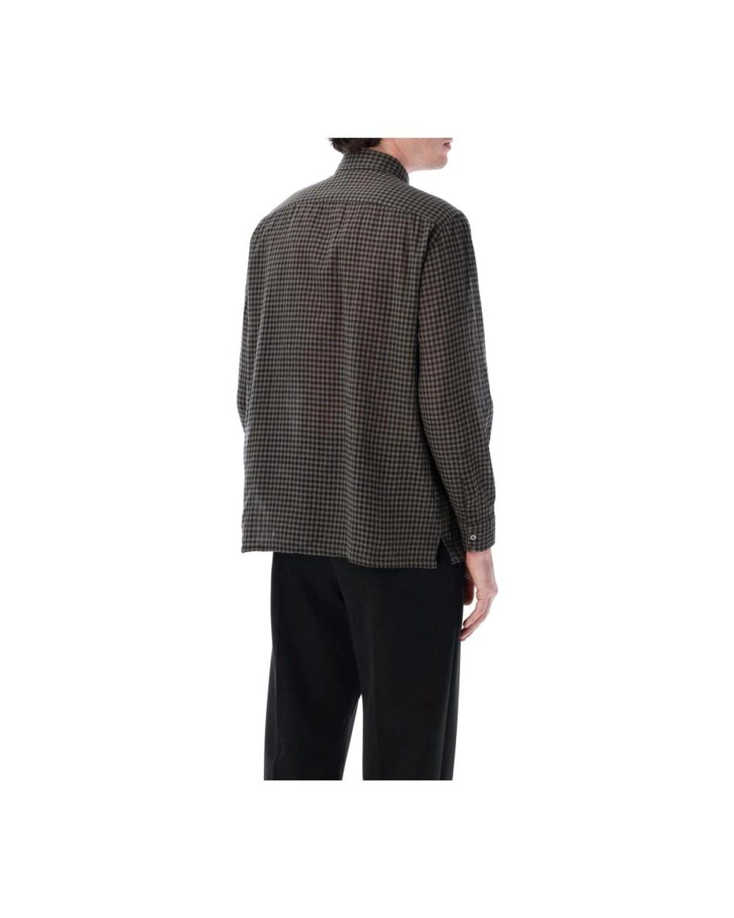 Salvatore Piccolo Black Casual Shirts for men