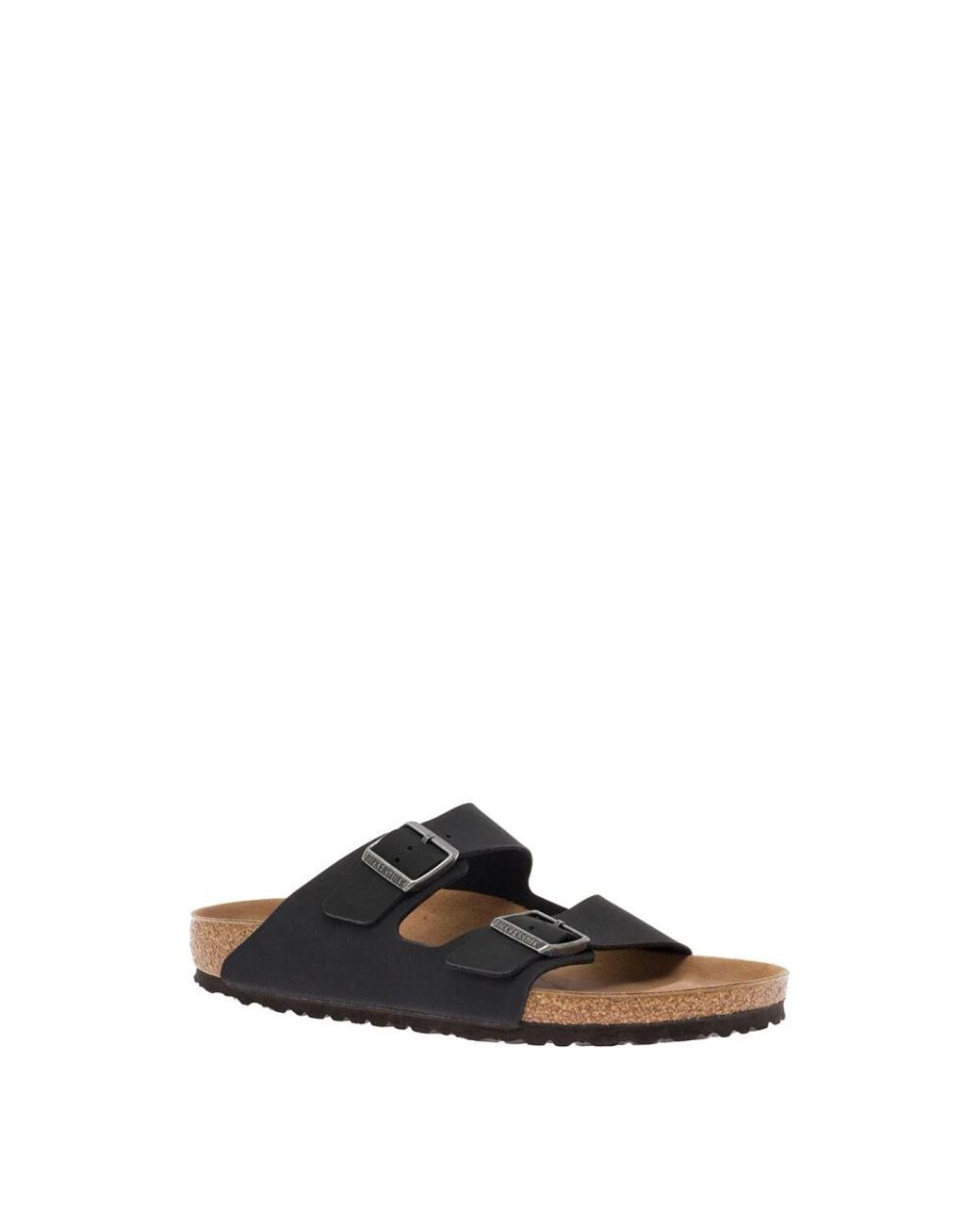 Birkenstock Black Arizona Vegan Leather Sandals for men