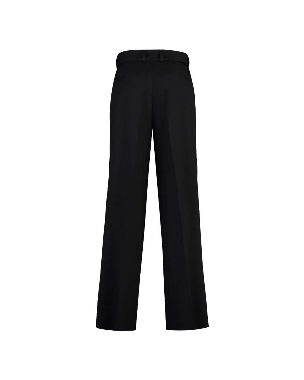 Jil Sander Black Straight Trousers for men