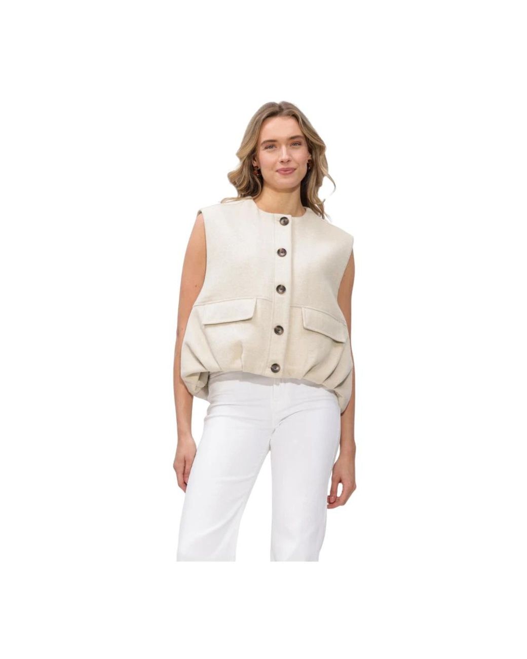 Studio AR by ARMA Daniela Jacket in het White