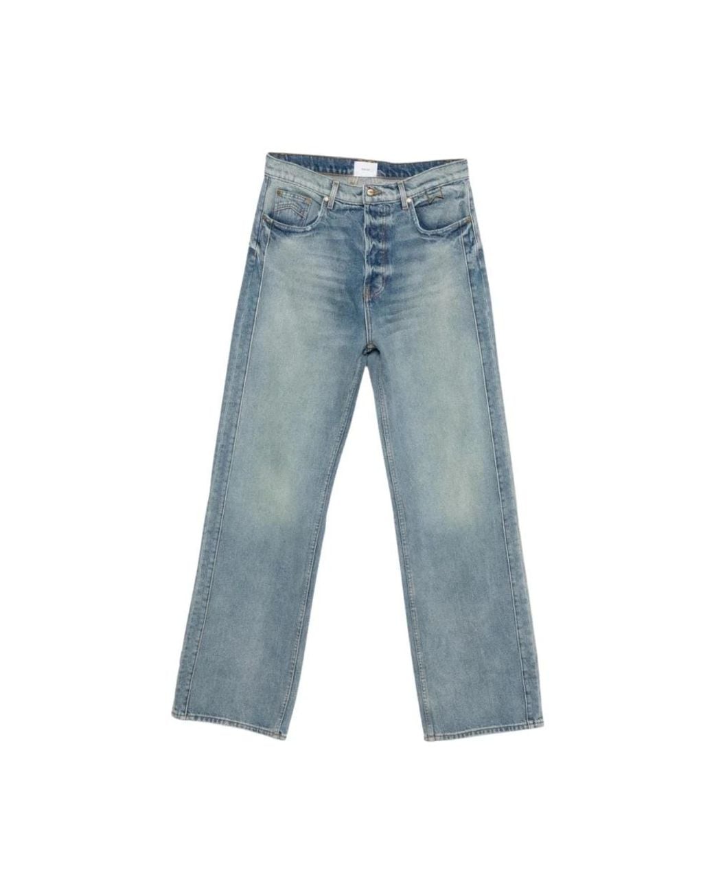 Rhude Blue Straight Fit Jeans for men