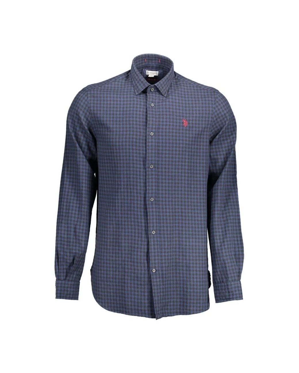 U.S. POLO ASSN. Blue Casual Shirts for men