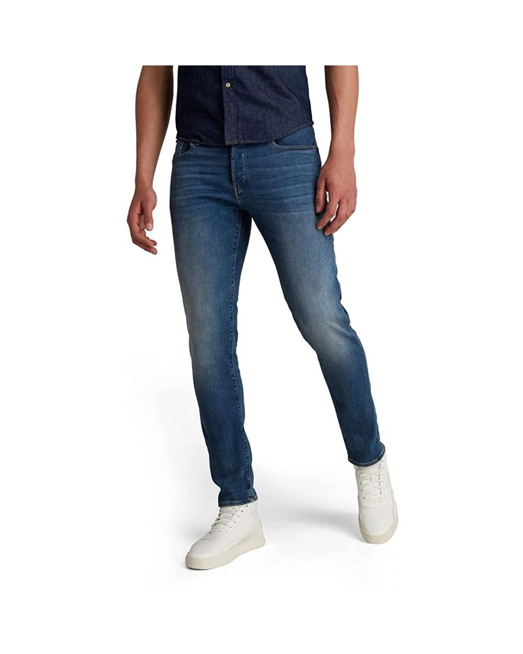 Slim-Fit Jeans G-Star pour homme en coloris Blue